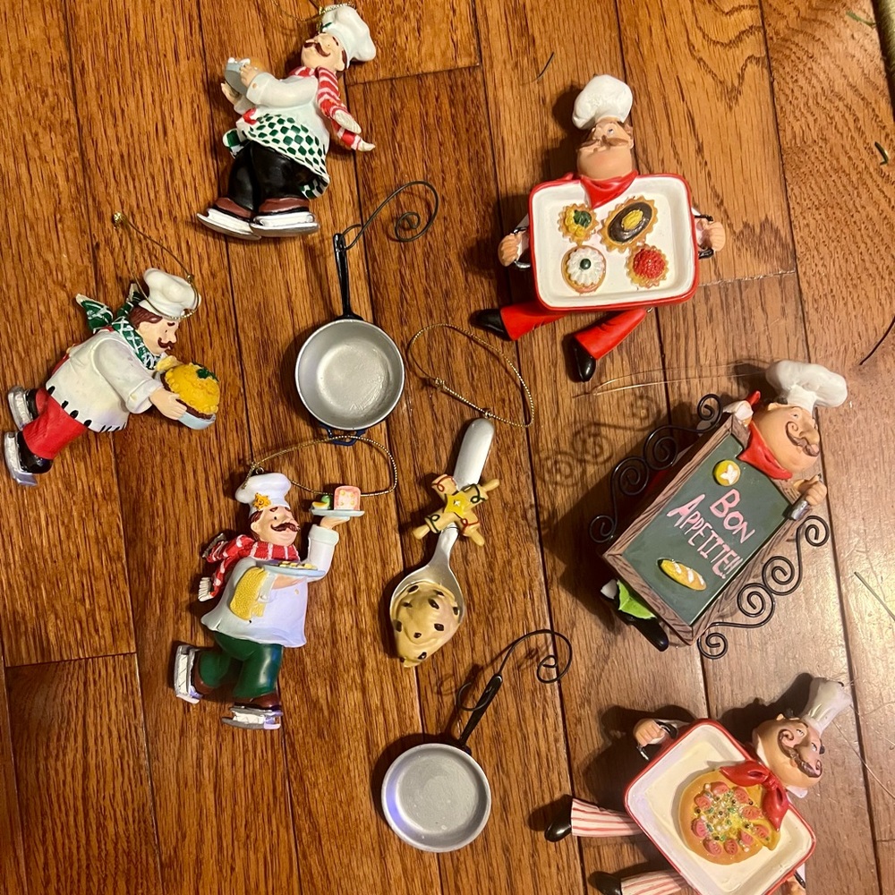 Chef Christmas ornaments